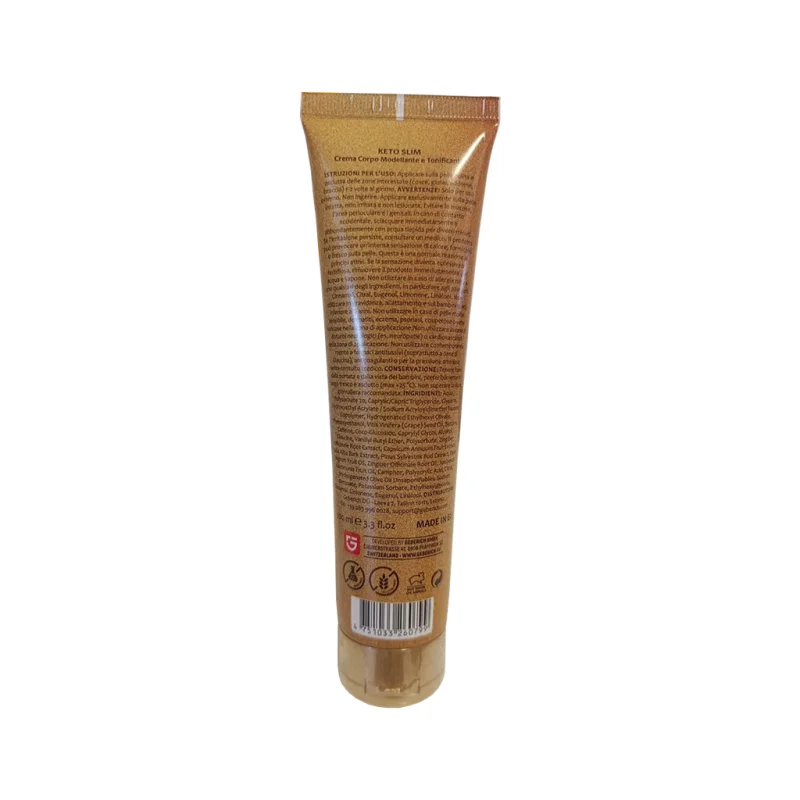 KetoSlim Cream — Tube mit Zusammensetzung und Inhaltsstoffen